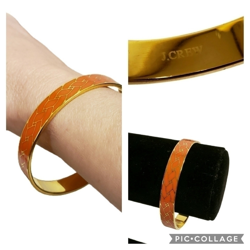 Orange Bangle Bracelet J. Crew Perfect For Fall